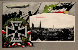 Delcampe - Schwabach (8540) Zeppelin 1917 I-II Dirigeable - Autres & Non Classés