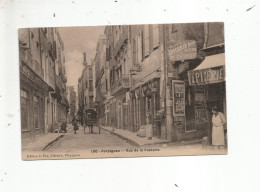 Delcampe - PERPIGNAN 100 RUE DE LA FUSTERIE (COMMERCES) CARTE FAU EMAIL 1906 - Perpignan