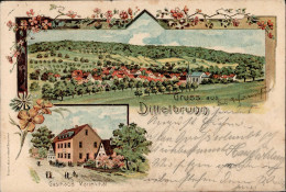 Delcampe - Dittelbrunn (8721) Gasthaus Marienthal 1907 I-II - Sonstige & Ohne Zuordnung