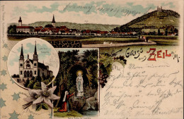 Delcampe - Zeil (8729) Kapelle Lourdes 1901 I-II - Sonstige & Ohne Zuordnung