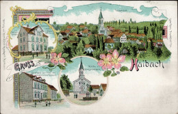 Delcampe - Haibach (8751) Gasthaus Zur Post 1913 I-II - Other & Unclassified