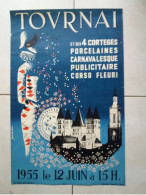 Delcampe - TOURNAI - Fêtes Carnavalesques - 1955 - Posters