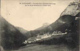 Delcampe - CPA Dauphine Couvent De La Grande Chartreuse Le Col De La Ruchere Et Le Grand Som - Chartreuse