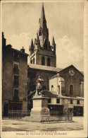 Delcampe - CPA Grenoble Statue De Bayard Et Eglise St Andre - Grenoble