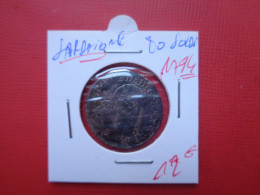 Delcampe - SARDAIGNE 20 SOLDI 1794 ARGENT (A.22) - Italian Piedmont-Sardinia-Savoie
