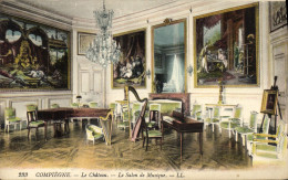 Delcampe - CPA Compiegne Le Chateau Le Salon De Musique - Compiegne