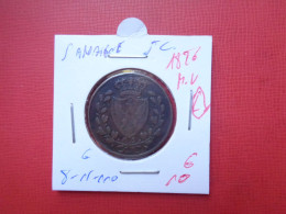 Delcampe - SARDAIGNE 5 Centesimi 1826 M.V (L) (A.22) - Italian Piedmont-Sardinia-Savoie
