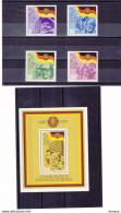 Delcampe - RDA, DDR 1979 30ème Anniversaire, Drapeau Yvert 2122-2125 + BF 54, Michel 2458-2461 + Bl 56 NEUF** MNH Cote 4,90 Euros - Ungebraucht