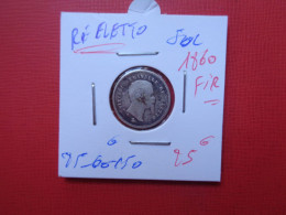 Delcampe - RE ELETTO 50 Cents 1860 "FIRENZE" ARGENT (A.22) - Governo Rivoluzionario Provvisiorio