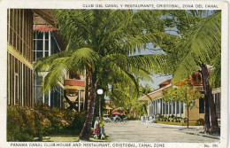 Delcampe - Panama Cristobal Canal Club House And Restaurant H15842 - Panama