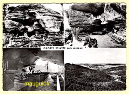Delcampe - 67 BAS RHIN / SAVERNE / LA GROTTE DE SAINT-VIT / DIVERS ASPECTS DU LIEU / CARTE MULTIVUES - Saverne
