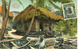 Delcampe - Panama Canal Zone San Miguel Island Native Huts To USA H15843 - Panama