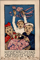 Delcampe - Chemnitz (o-9000) Kinderhilfstag 1912 I-II (kl. Einriss) - Autres & Non Classés