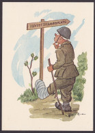 Delcampe - SWEDEN, Postcard, Main Bandage Location, Humor, WWI - Humour