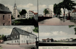 Delcampe - Hundshübel (o-9415) Gasthaus Zum Goldenen Hirsch 1909 I-II - Sonstige & Ohne Zuordnung