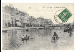 Delcampe - Cette, Le Quai De Bosc (17985) - Sete (Cette)