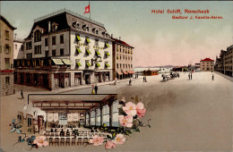Delcampe - RORSCHACH (St. Gallen) - Hotel Schiff I Bateaux Bateaux - Autres & Non Classés