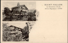Delcampe - Lutry (Waadt) Gasthaus Riant-Vallon I-II - Autres & Non Classés