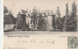 Delcampe - Fontaine L'Evêque, Le Chateau, Petite Pliure  à Gauche, 2 Scans - Fontaine-l'Evêque