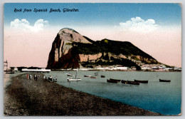 Delcampe - Rock From Spanish Beach Gibraltar Carte Postale Postcard - Gibraltar