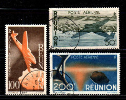 Delcampe - Réunion  - 1947 - Avions - PA 42 à 44 - Oblit - Used - Luchtpost