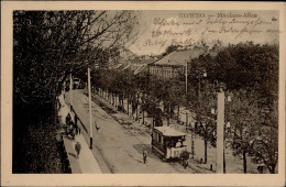 Delcampe - Kowno (Litauen) Nikolaus-Allee, Strassenbahn 1916 I-II Tram Pere Noel - Lituania