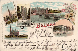 Delcampe - Breslau Michaelis Kirche, Kriegerdenkmal, Schweidnitzer Strasse 1899 I-II - Autres & Non Classés