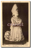 Delcampe - CPA Musee De Cluny Marbre Jeanne De Laval Art Francais Paris - Museen