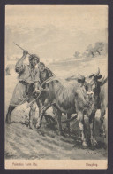 Delcampe - Vintage Postcard, Judaica, Palestine Farm Life, Ploughing - Bauernhöfe