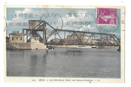 Delcampe - Sète, Le Nouveau Pont Du Grand Bassin (17988) - Sete (Cette)