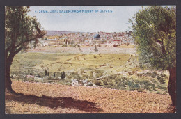 Delcampe - ISRAEL, Vintage Postcard, Jerusalem, From Mount Of Olives - Israel