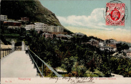 Delcampe - Hongkong (China) I-II (Klebe- U. Papierrest RS) - China