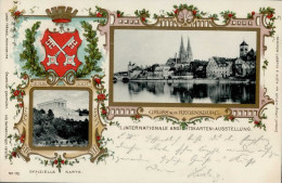 Delcampe - BAYERN-GSK - PP 15 D 63/03 REGENSBURG I.INT. ANSICHTSKARTEN-AUSSTELLUNG 1898 I - Other & Unclassified