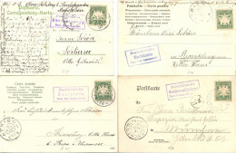 Delcampe - Bayern Posthilfsstellen-Stempel Wurzhütte Am Spitzingsee, Hallthurm, Obersalzberg, Karlstein, In Unterschiedlicher Erhal - Other & Unclassified