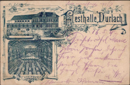 Delcampe - DR-GSK Durlach Festhalle PP9 F246/01 II (Eckknick) - Other & Unclassified