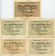 Delcampe - Geldschein 5x Daimler-Motoren-Gesellschaft Stuttgart, Erhaltung III - Autres & Non Classés