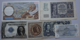 Delcampe - Geldschein Lot Mit Ca. 90 Banknoten Aus Aller Welt, Ohne Deutschland In Unterschiedlicher Erhaltung - Autres & Non Classés