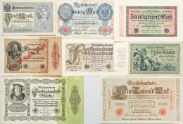 Delcampe - Geldschein Sammlung Von Ca. 1100 Banknoten Deutsches Reich, Unterschiedlichste Erhaltung - Autres & Non Classés