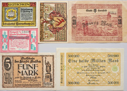 Delcampe - Geldschein Sammlung Von Ca. 125 Notgeldscheinen In Guter Erhaltung, Ab 1918-1923 - Autres & Non Classés