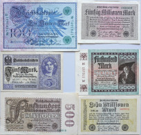 Delcampe - Geldschein Sammlung Von Ca. 400 Reichsbanknoten Und Ca. 56 Banknoten Ausland - Autres & Non Classés
