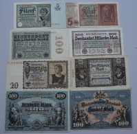 Delcampe - Geldschein Sammlung Von Ca. 500 Deutschen Banknoten Ab 1898 Bis 1945, Unterschiedlichste Erhaltung - Autres & Non Classés