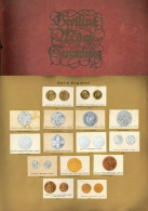 Delcampe - Münzen Album Greiling Münz-Sammlung Der Cigarettenfabrik Greiling Dresden, Die Kuranten Münzen Aller Staaten Der Erde, 1 - Autres & Non Classés