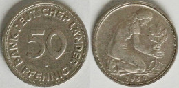 Delcampe - Münzen Bank Deutscher Länder 50 Pfennig 1950 G - Autres & Non Classés