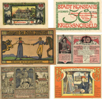 Delcampe - Notgeld Album Mit Ca. 150 Notgeldscheinen, Serienscheine In Guter Erhaltung - Autres & Non Classés