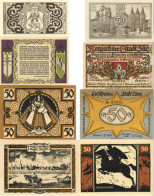 Delcampe - Notgeld Dekorative Holzkiste Mit über 1000 Notgeld-Serienscheinen, Meist In Sehr Guter Erhaltung - Autres & Non Classés