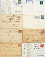Delcampe - Landpoststempel Lot Mit 16 Belegen Dabei Auch Ostgebiete - Other & Unclassified