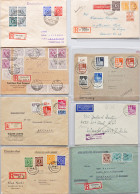 Delcampe - Nachlass Deutschland 1835-1996 Partie In Großem Karton Mit Briefen / Karten, Meist Ausgaben Nach 1945, Dabei 7 Briefalbe - Other & Unclassified