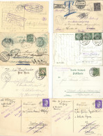 Delcampe - Deutsches Reich - Lot Mit 8 Belegen Aus Dem Briefkasten" Bzw. "Neubabelsberg Bahnsteigbriefkasten", Feldpost Verzögert.. - Other & Unclassified