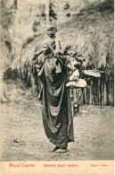 Delcampe - Kenya Woman With Baby Carrying Wood H15666 - Kenia