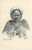 Delcampe - Kenya Kikuyu Elder Art Postcard H15668 - Kenia
